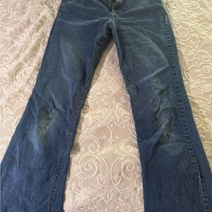 Guess Blue Boot Cut Jeans with Natural Fading